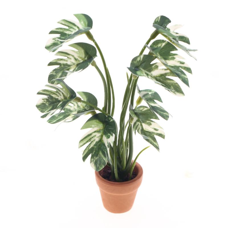 Plant Pot - ใหม่! ต้นมอนสเตอร่าจำลอง 1 ชิ้น ขนาด 1/12
