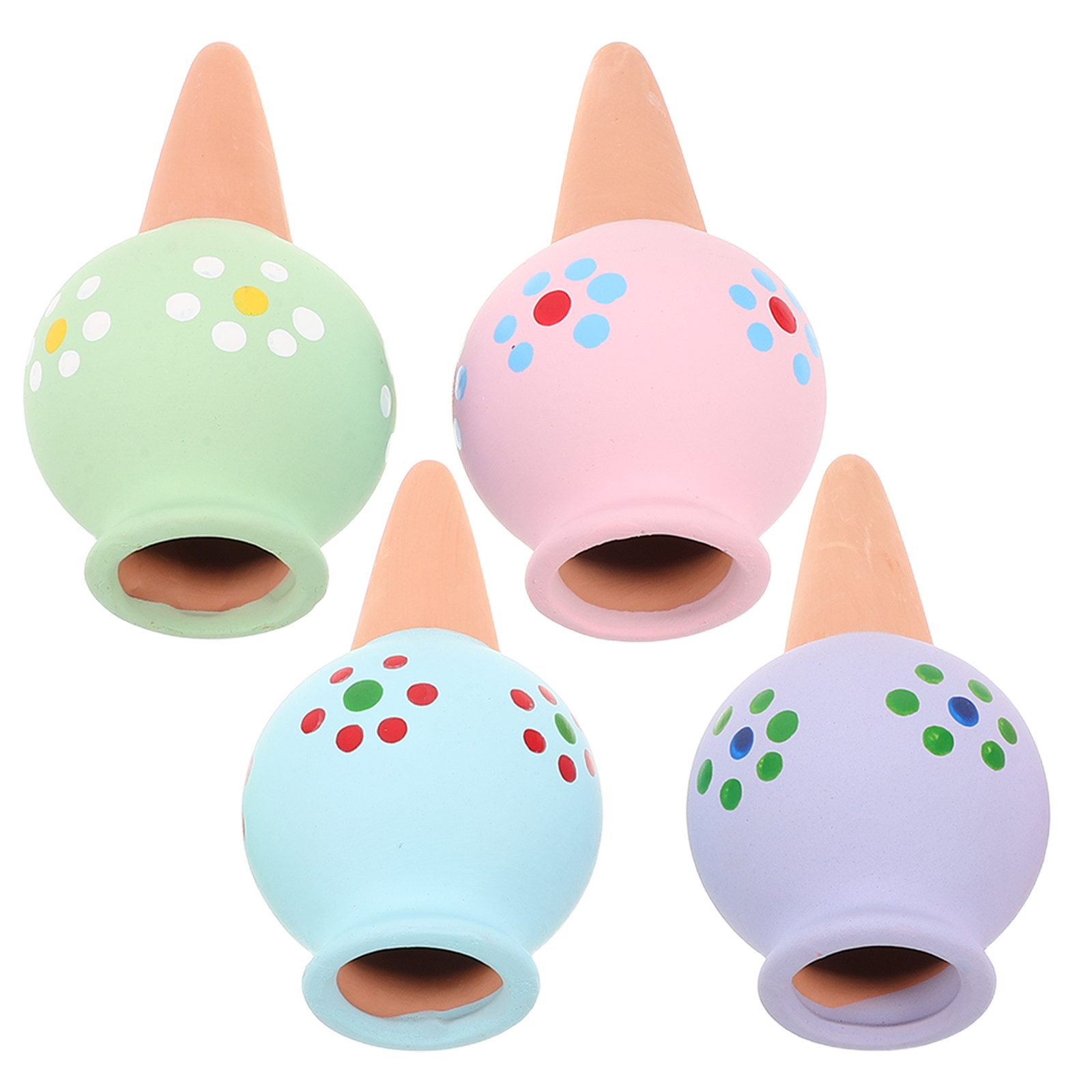 4 ชิ้น หลักปักดินเผาสำหรับรดน้ - Terracotta Pot บทวิจารณ์และราคา