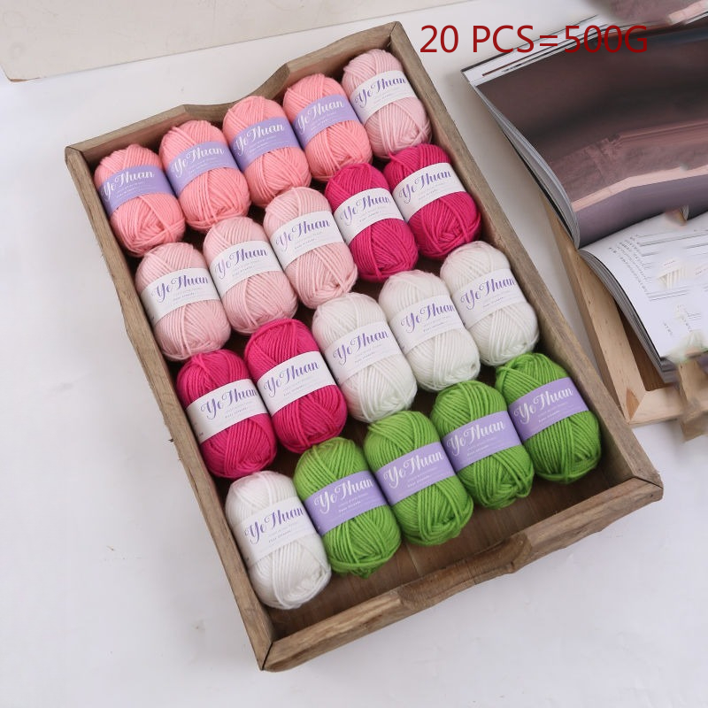 20 PCS 500g หนานุ่มถักเส้นด้าย - Repotting Mat บทวิจารณ์และราคา