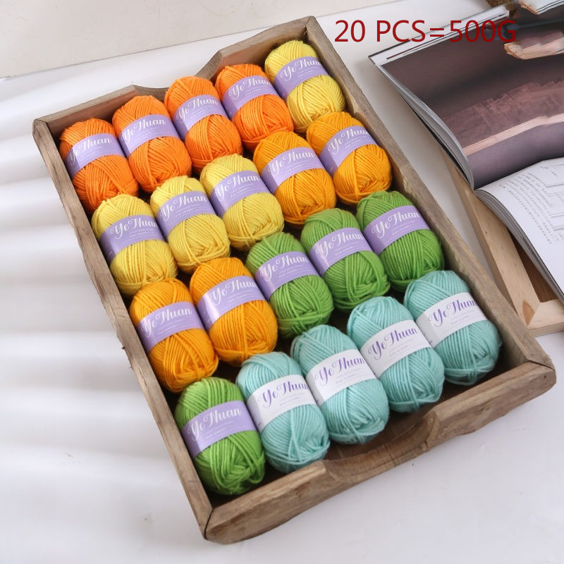 20 PCS 500g หนานุ่มถักเส้นด้าย - Repotting Mat บทวิจารณ์และราคา